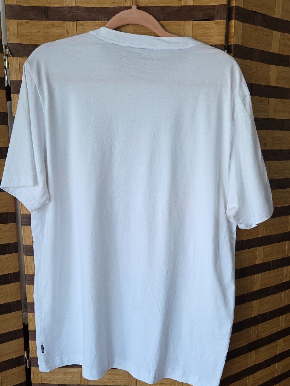 Psycho Bunny White Tee With Blue Bunny Crossbones View 4